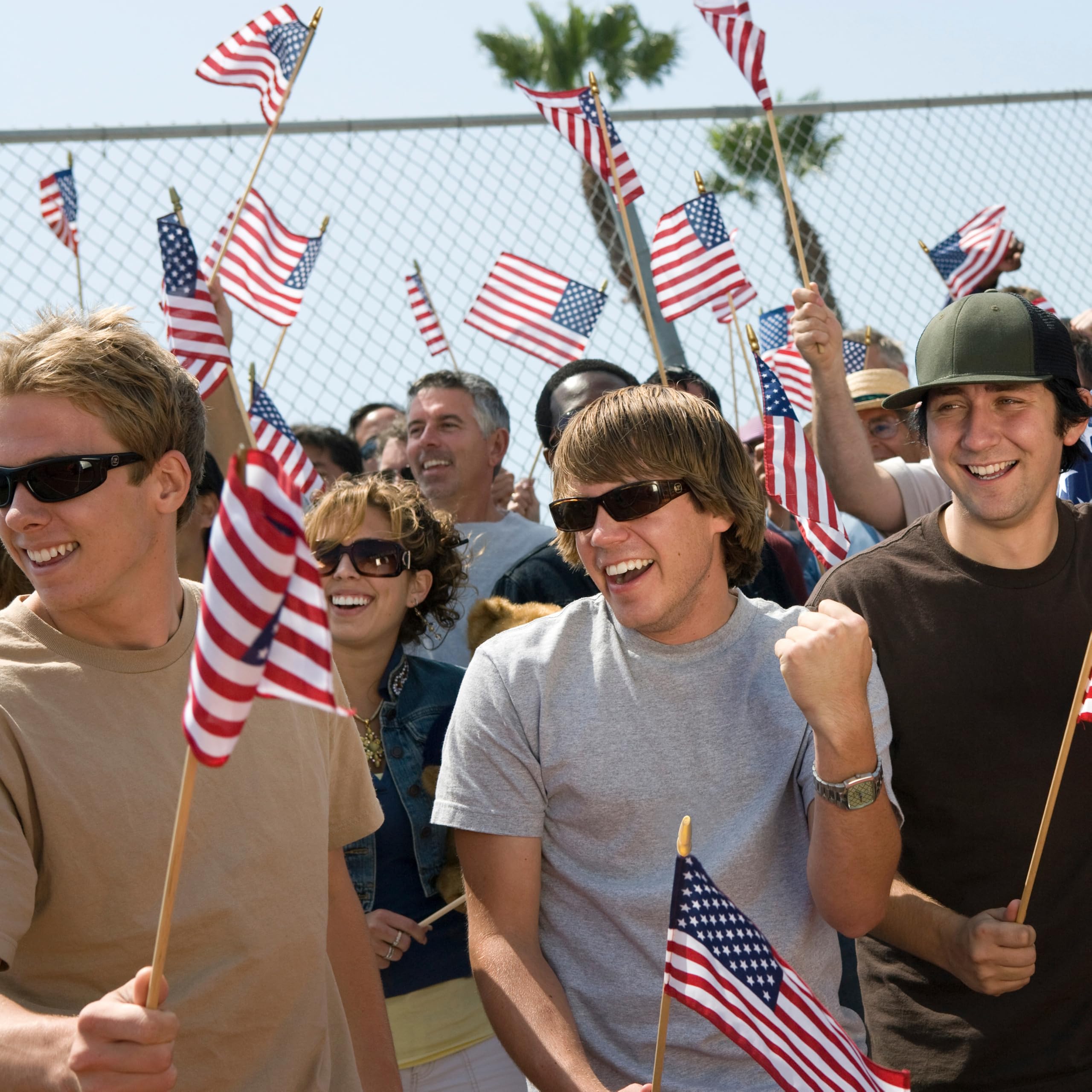 Vivid colours of LoveVC Mini USA Flags