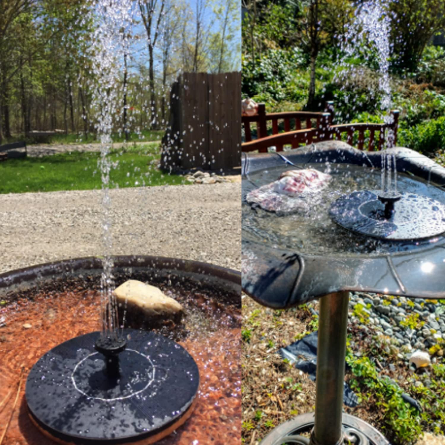 VIVII Solar Fountain Pump packaging with product details