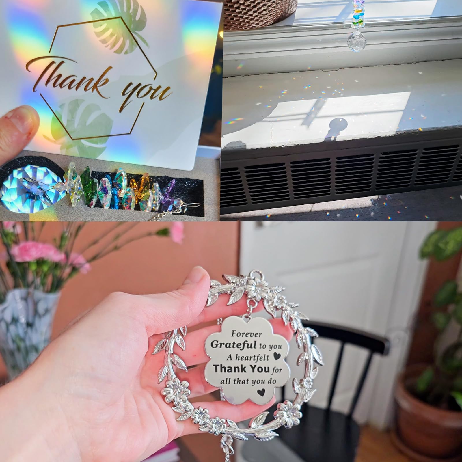 VIVIKEN Sun Catcher beautiful design showcasing branches and leaves