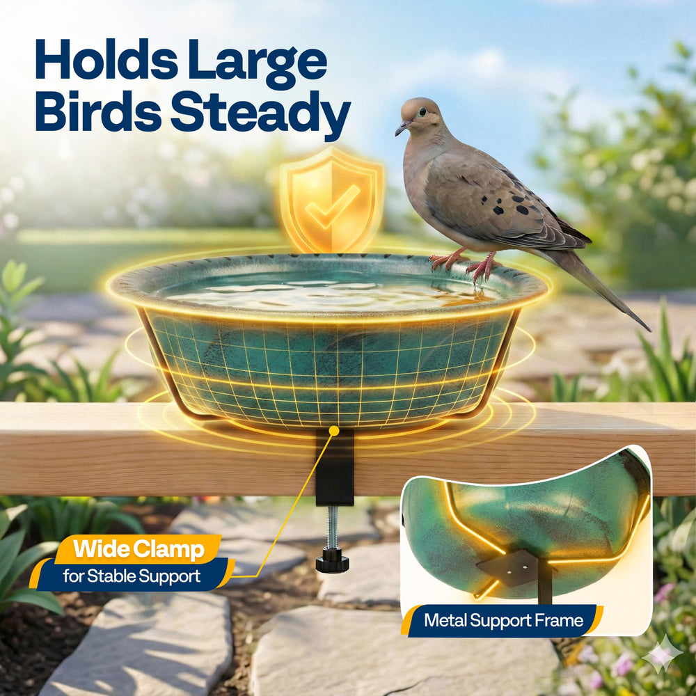 VIVOHOME Bird Bath showcasing its detachable bowl
