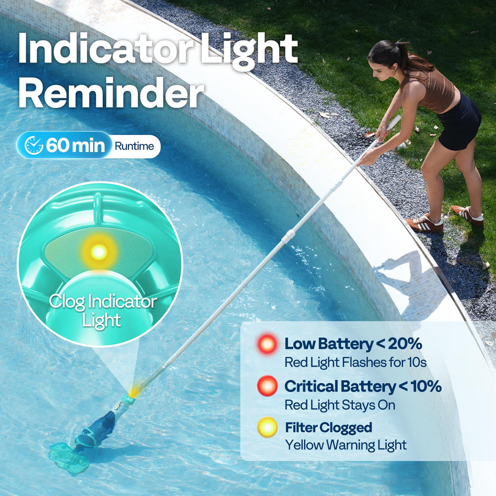 VIVOHOME Handheld Pool Vacuum filter bag close-up