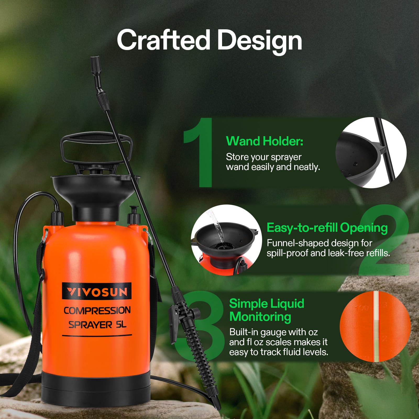 VIVOSUN 1.35-Gallon Pump Pressure Sprayer packaging