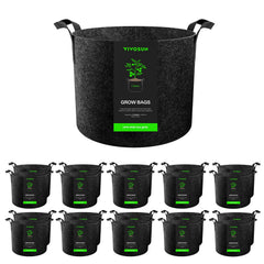 VIVOSUN 1 Gallon Plant Grow Bags front view with handles