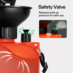 VIVOSUN 2-Gallon Pump Pressure Sprayer with heavy-duty shoulder strap