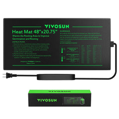 VIVOSUN 48" x 20.75" waterproof seedling heat mat front view
