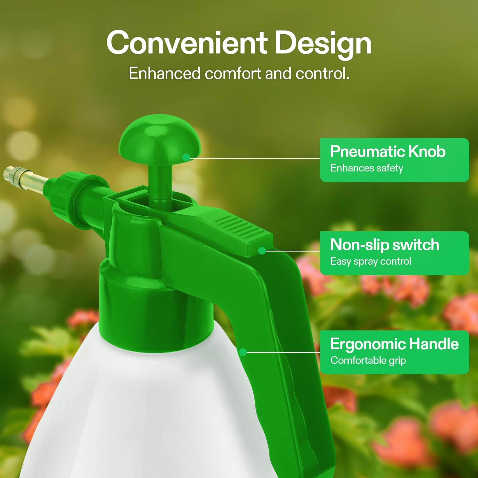 VIVOSUN 50oz Pump Sprayer being used to water plants