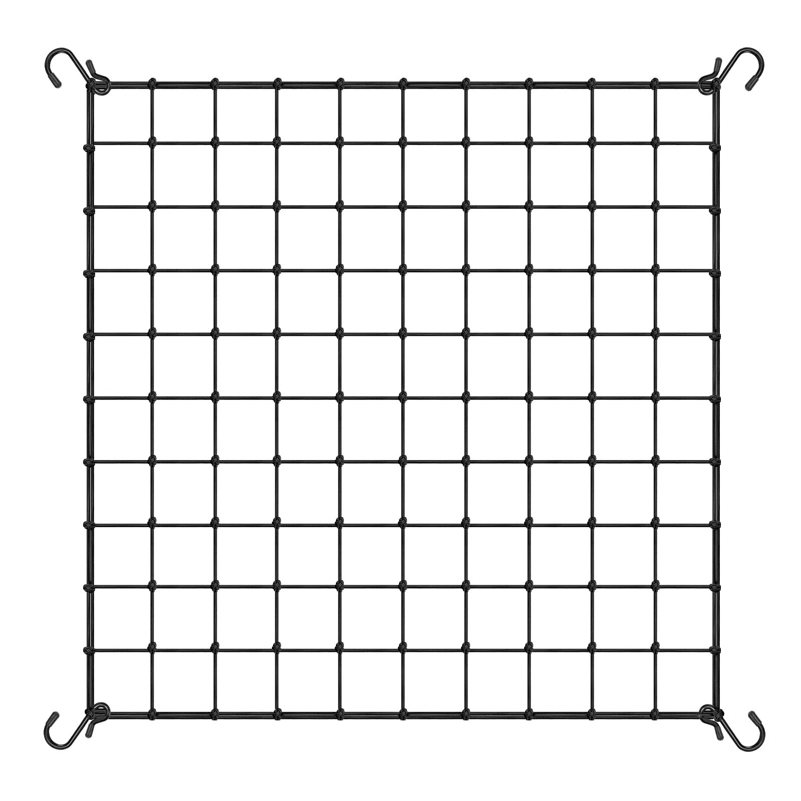 VIVOSUN 5x5ft black elastic trellis netting with hooks