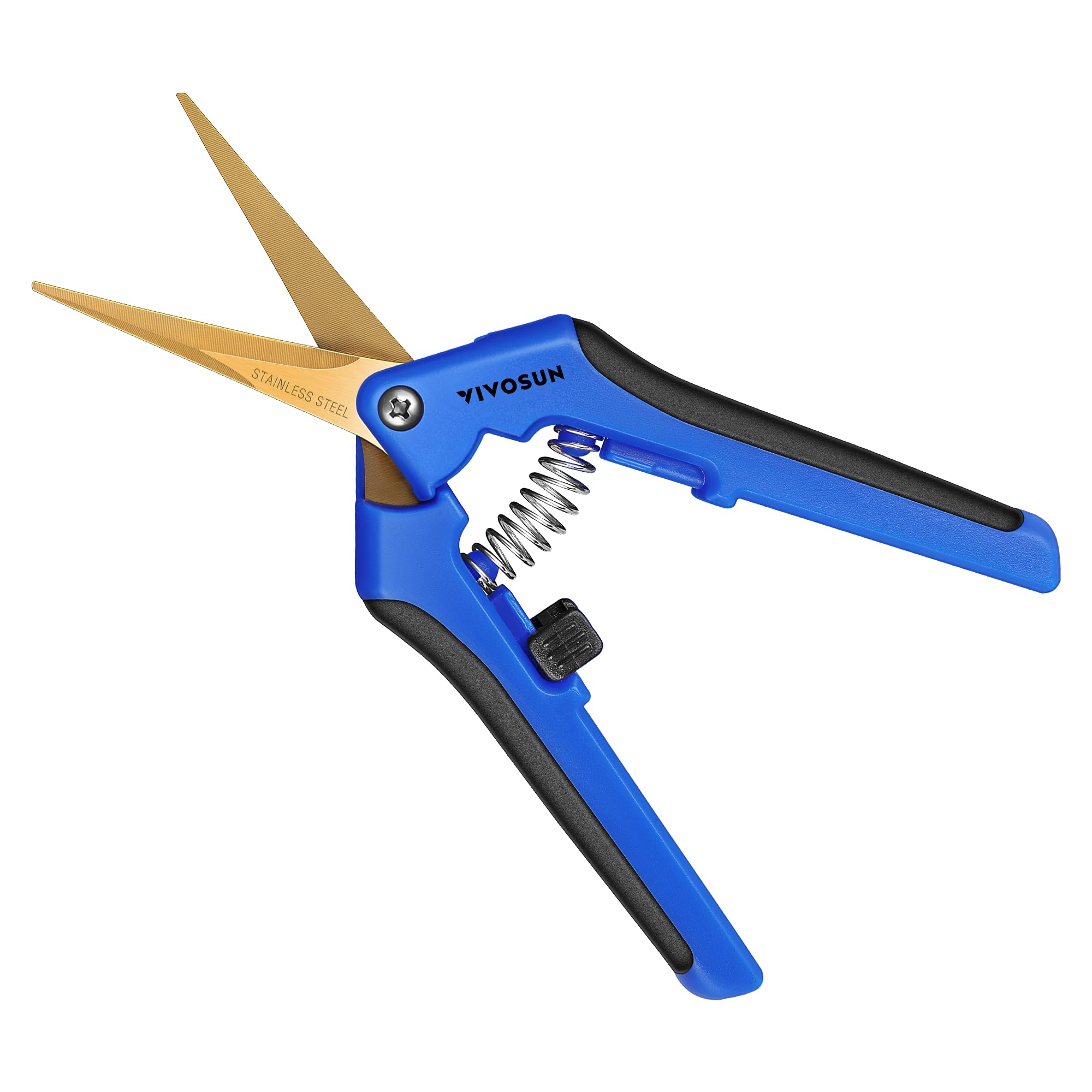 VIVOSUN 6.5 Inch Blue Pruning Shears front view