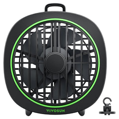 VIVOSUN AeroWave D4 Grow Tent Clip Fan front view with cord