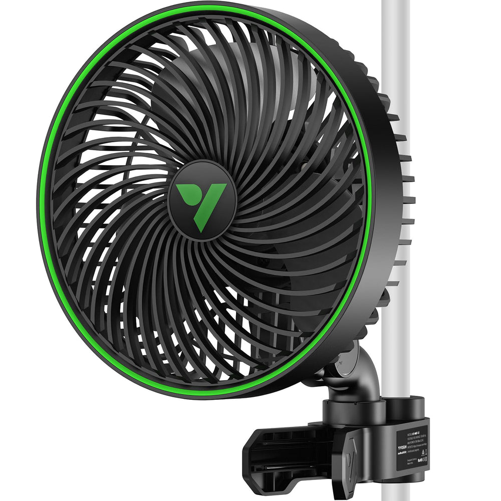 VIVOSUN AeroWave E6 Gen2 Clip Fan front view