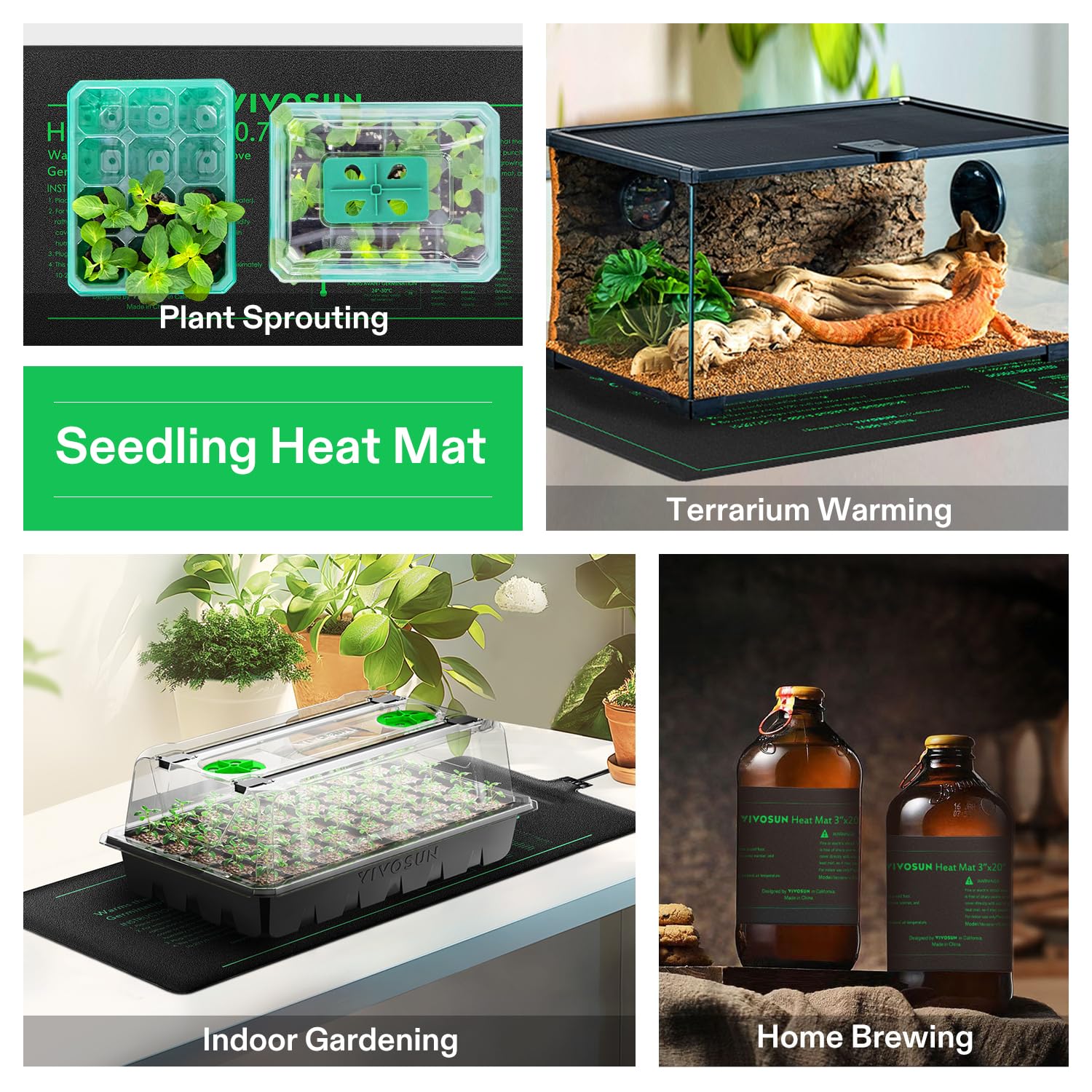 VIVOSUN heating mat packaging details
