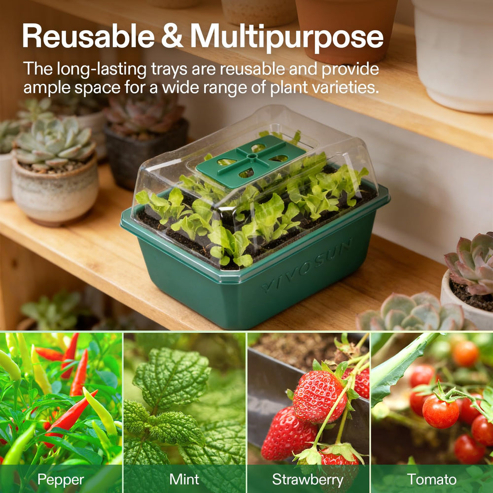 VIVOSUN humidity dome on seed starter tray