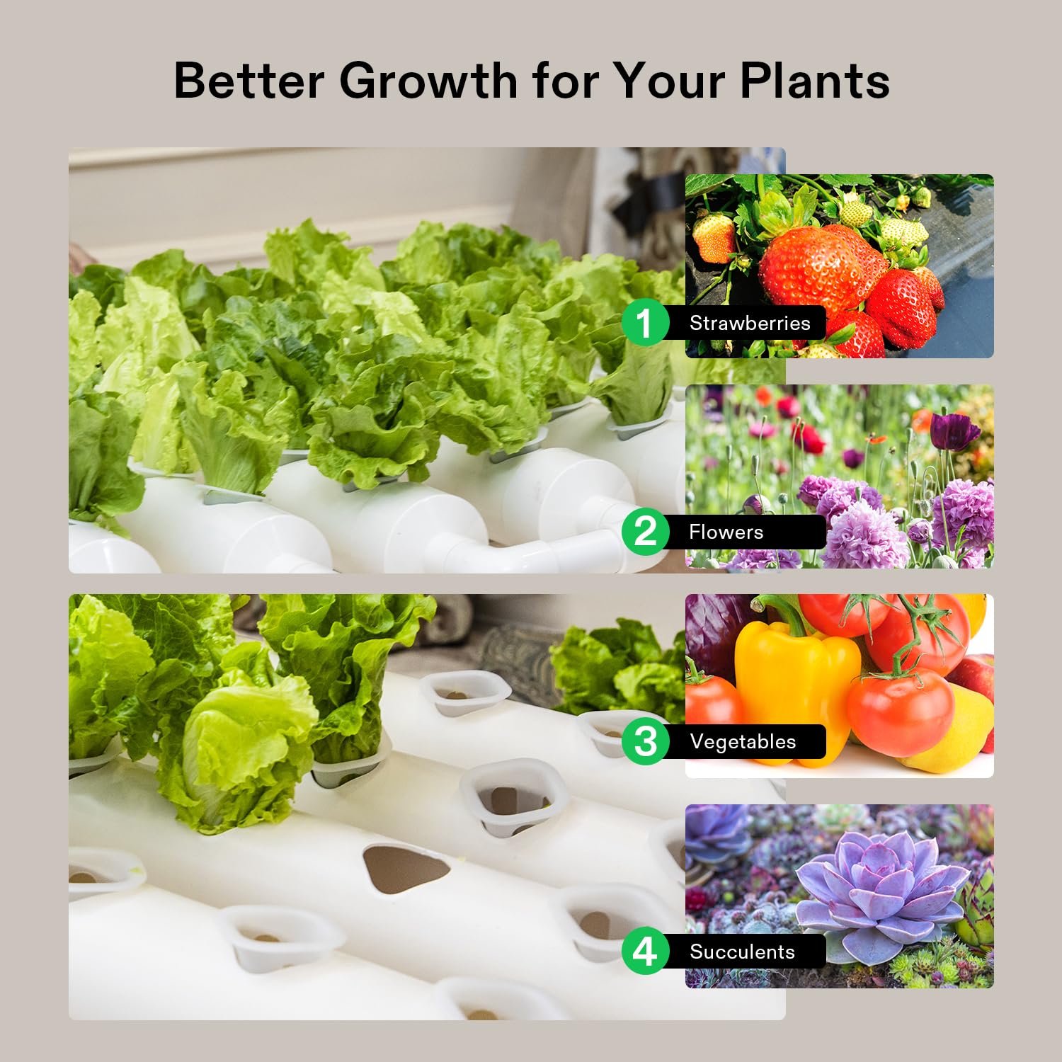 VIVOSUN Hydroponic Grow Kit assembly instructions