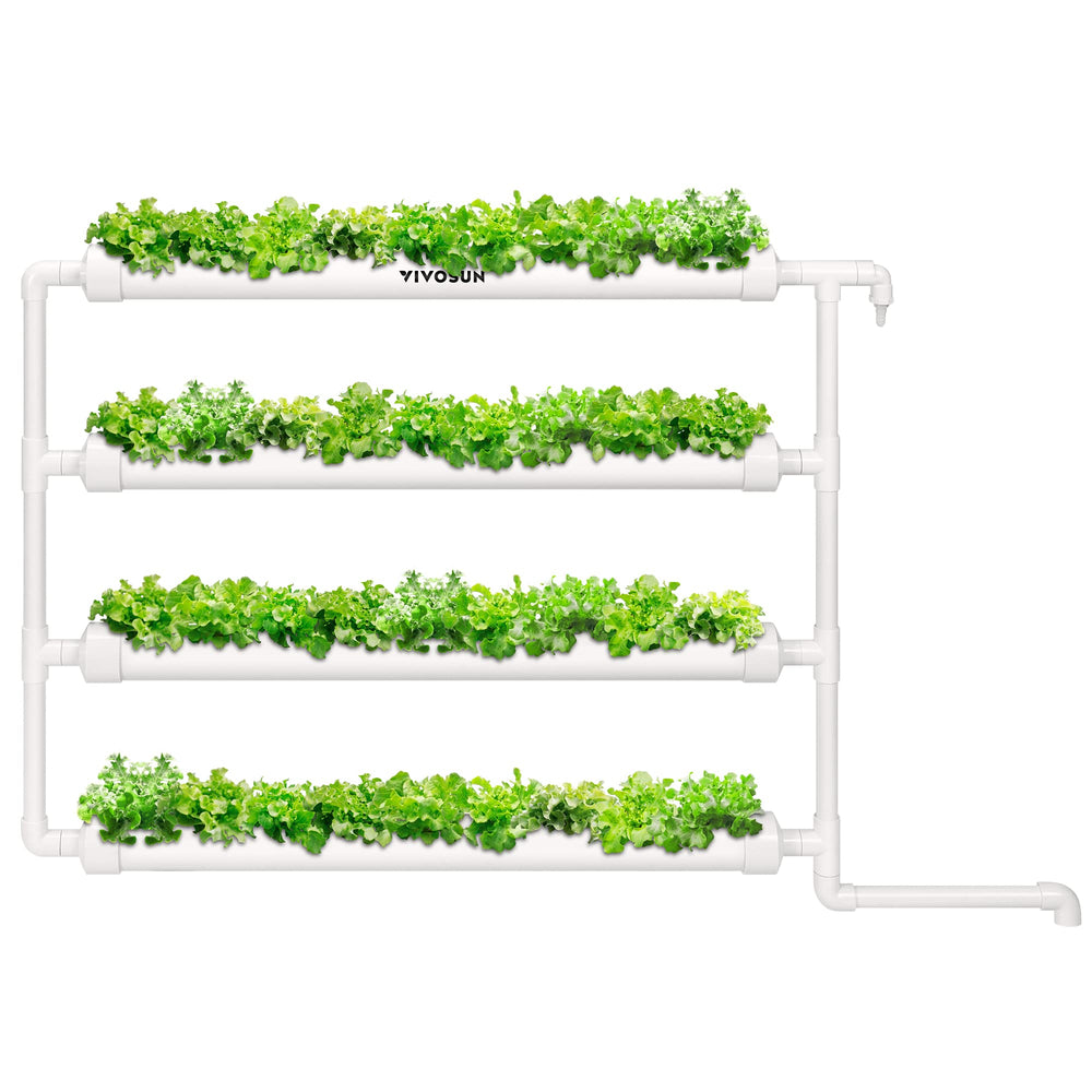 VIVOSUN Hydroponic Grow Kit wall-mounted with 36 plant sites