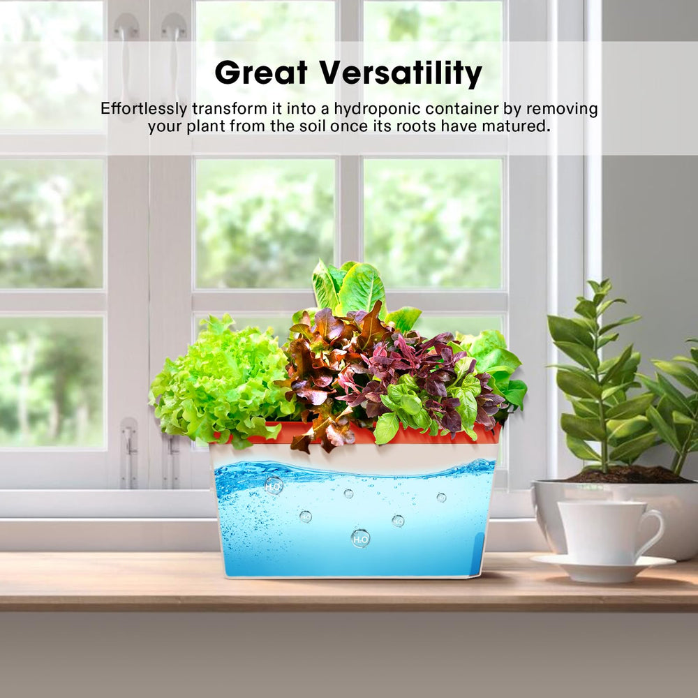VIVOSUN planter with plant labels for tracking growth