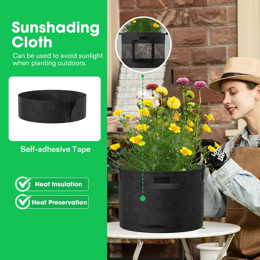 VIVOSUN Potato Grow Bags displaying breathable fabric