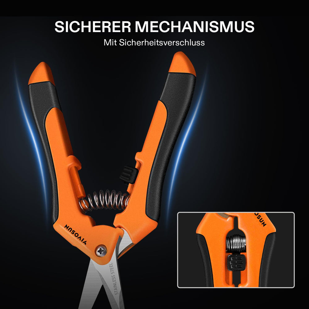 VIVOSUN pruning shears in use on flowers