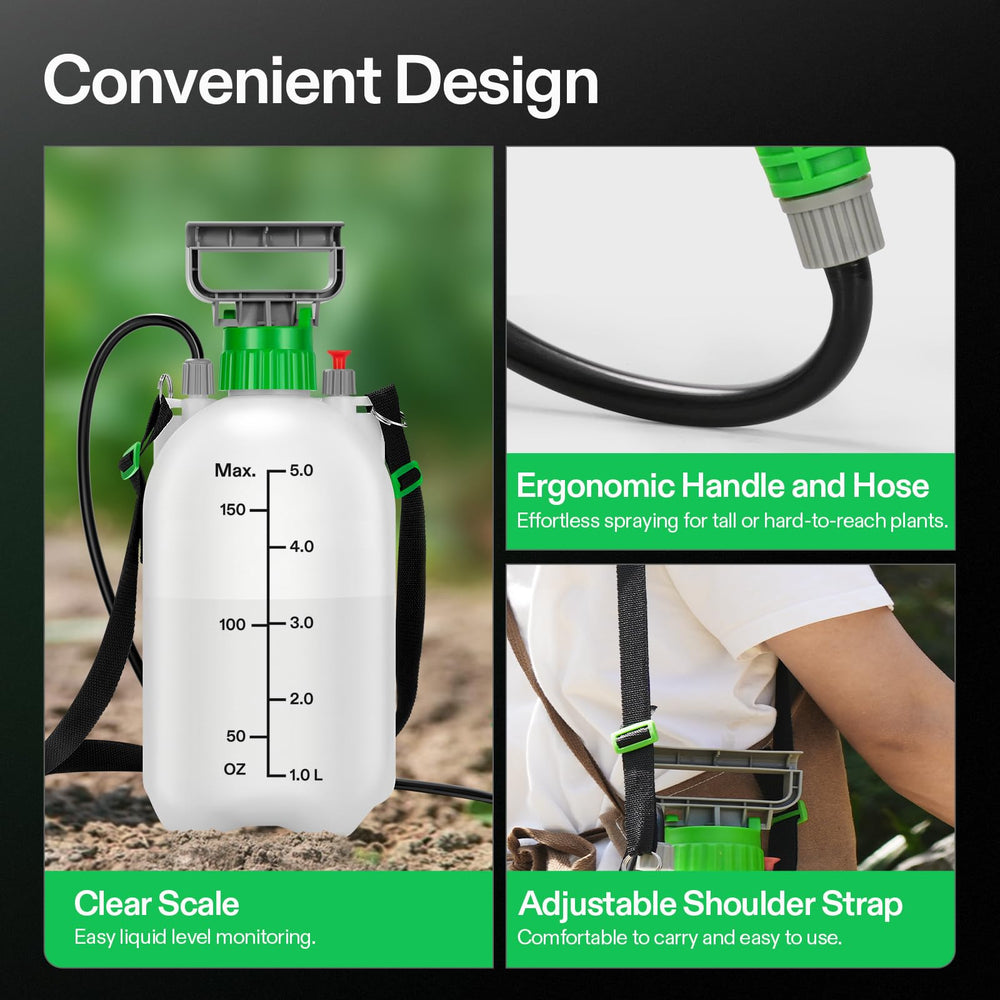 VIVOSUN Pump Sprayer 1.35 Gal for plant care application