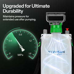 VIVOSUN Pump Sprayer ergonomic handle and shoulder strap