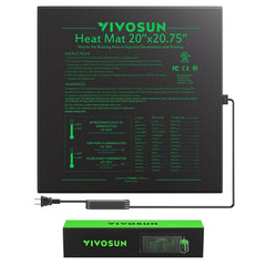 VIVOSUN Seedling Heat Mat 20" x 20.75" front view