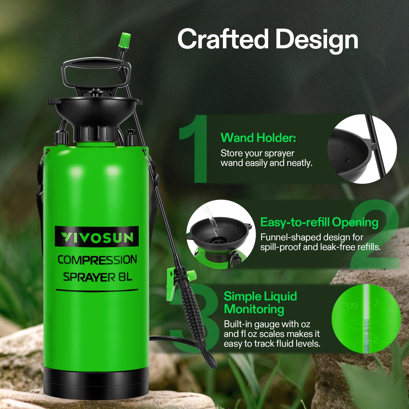 VIVOSUN sprayer showcasing its durable construction
