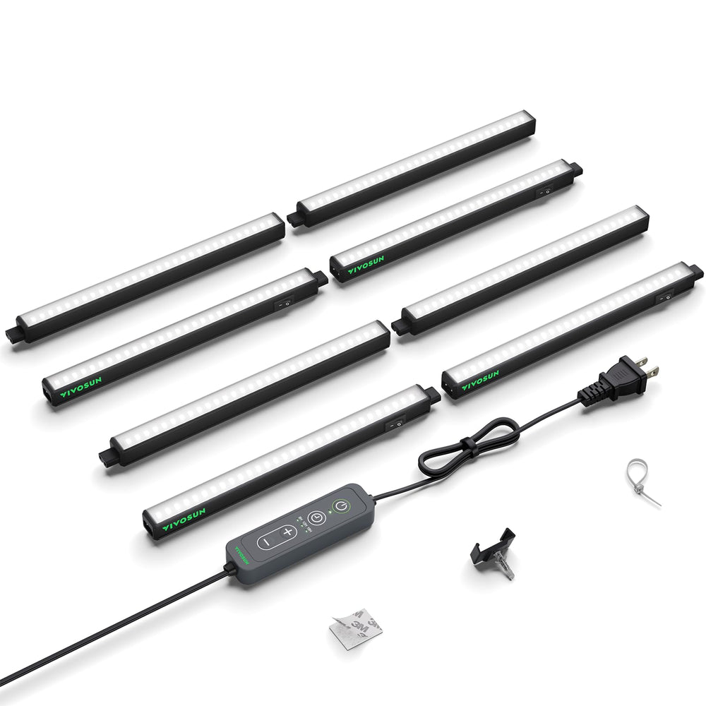 VIVOSUN T5 Grow Light 1FT full spectrum white lights pack