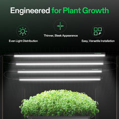 VIVOSUN T5 grow light 5000K spectrum close-up