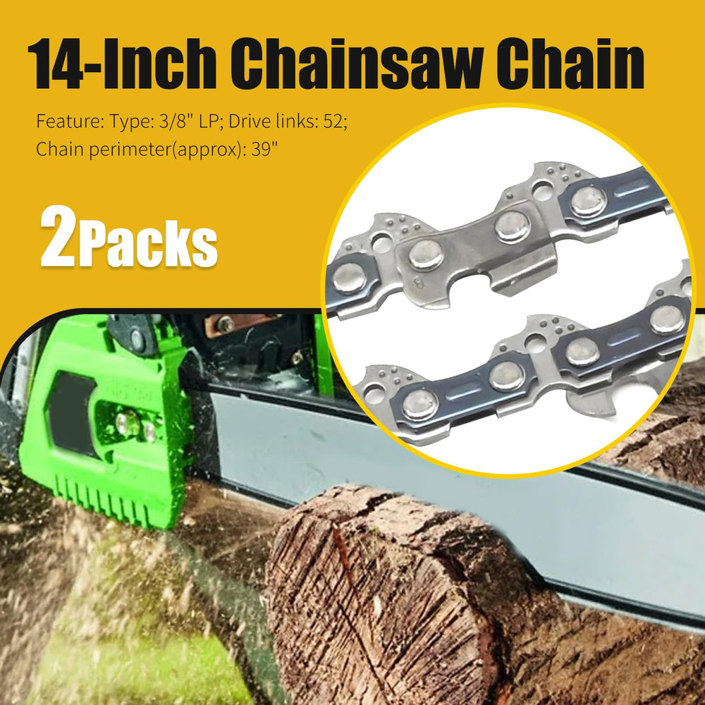 Vkinman 14-Inch Chainsaw Chain close-up of drive links