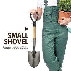 VNIMTI shovel in garden soil