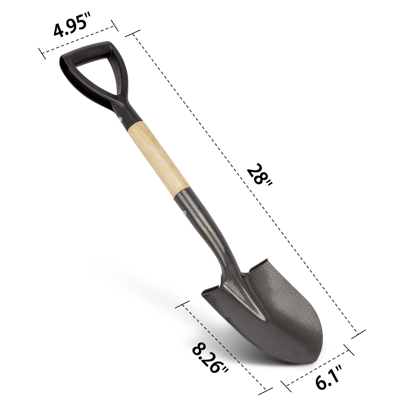 VNIMTI shovel with ergonomic handle