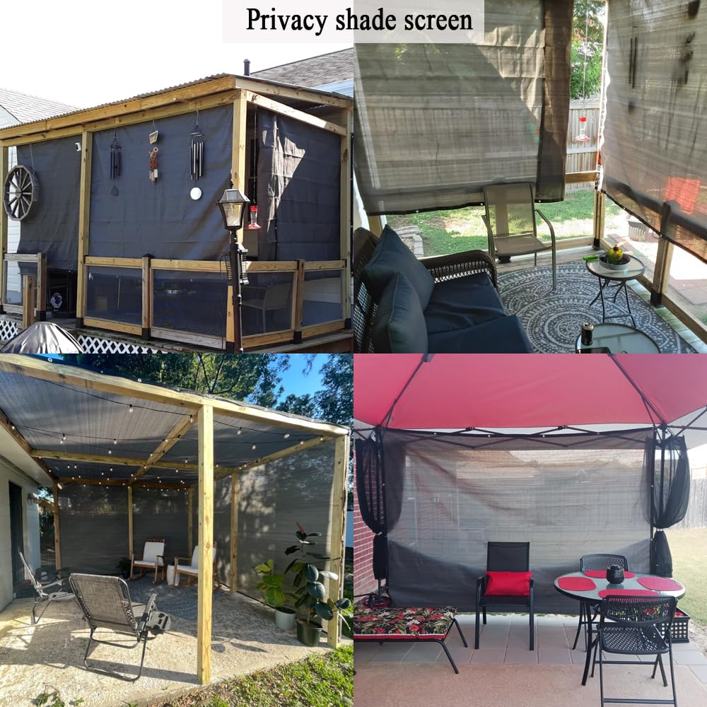 Vocray shade cloth packaging with dimensions