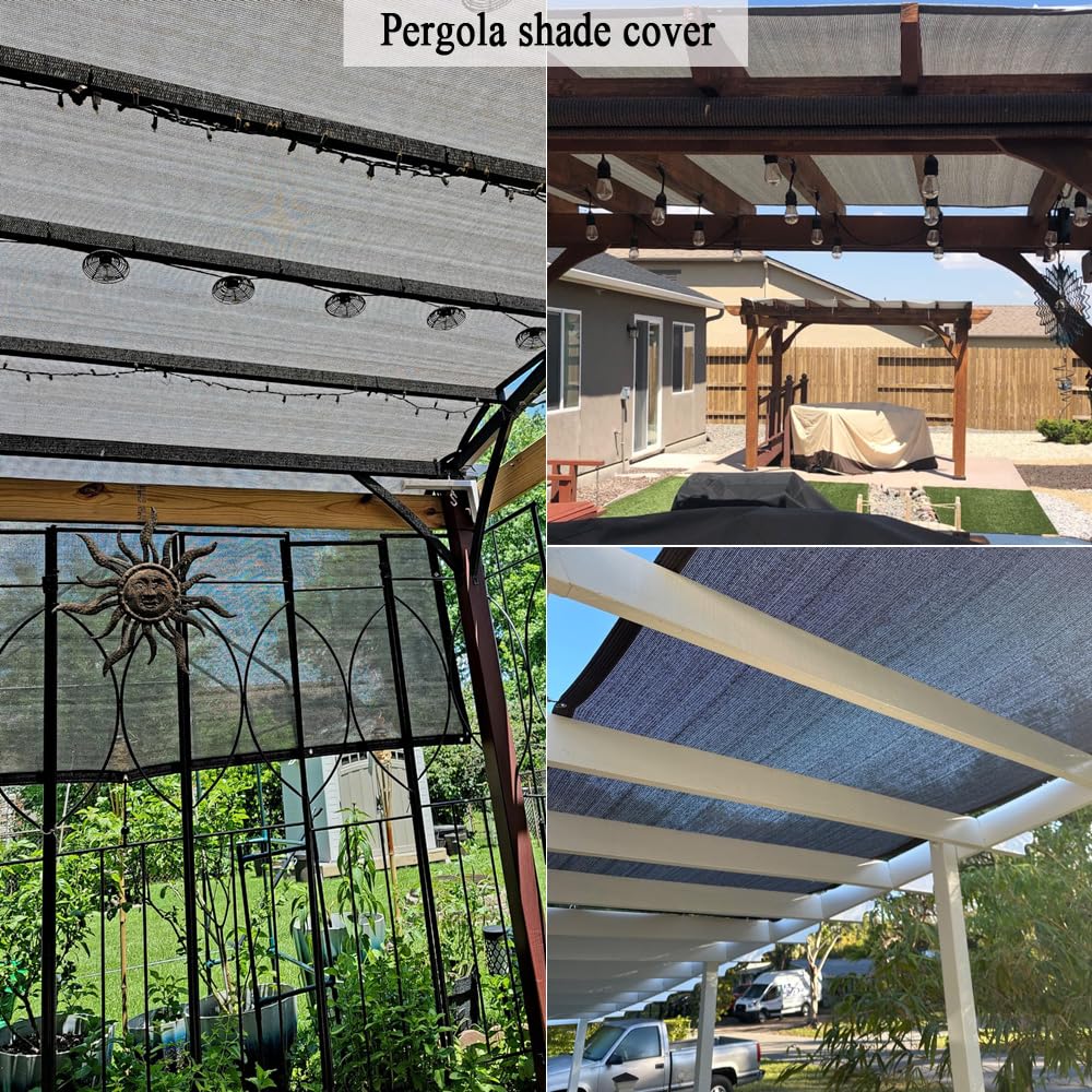 Vocray shade cloth used as privacy screen