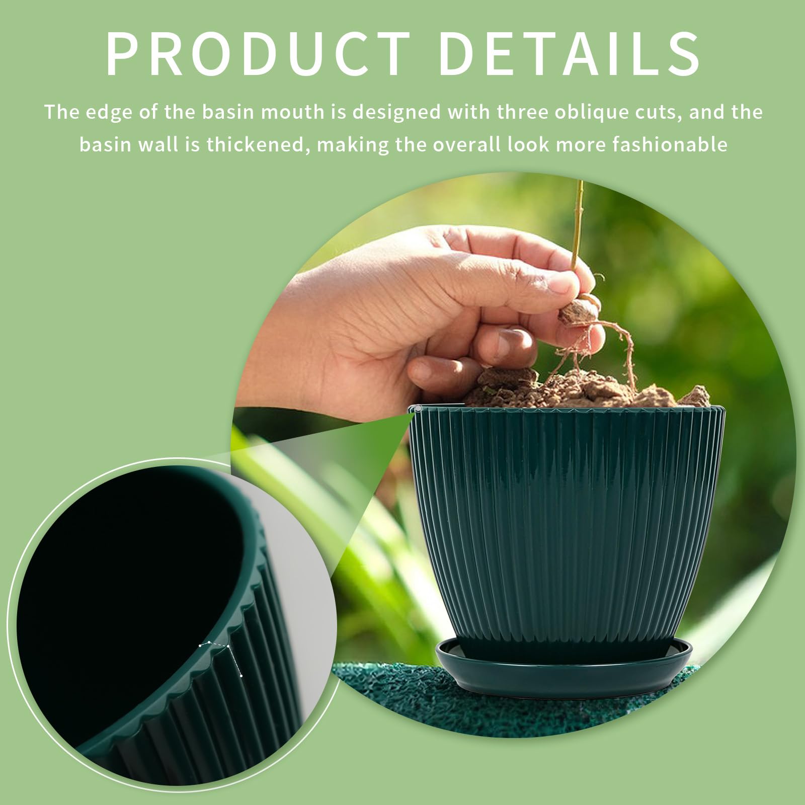 Vodotion packaging for plant pots set