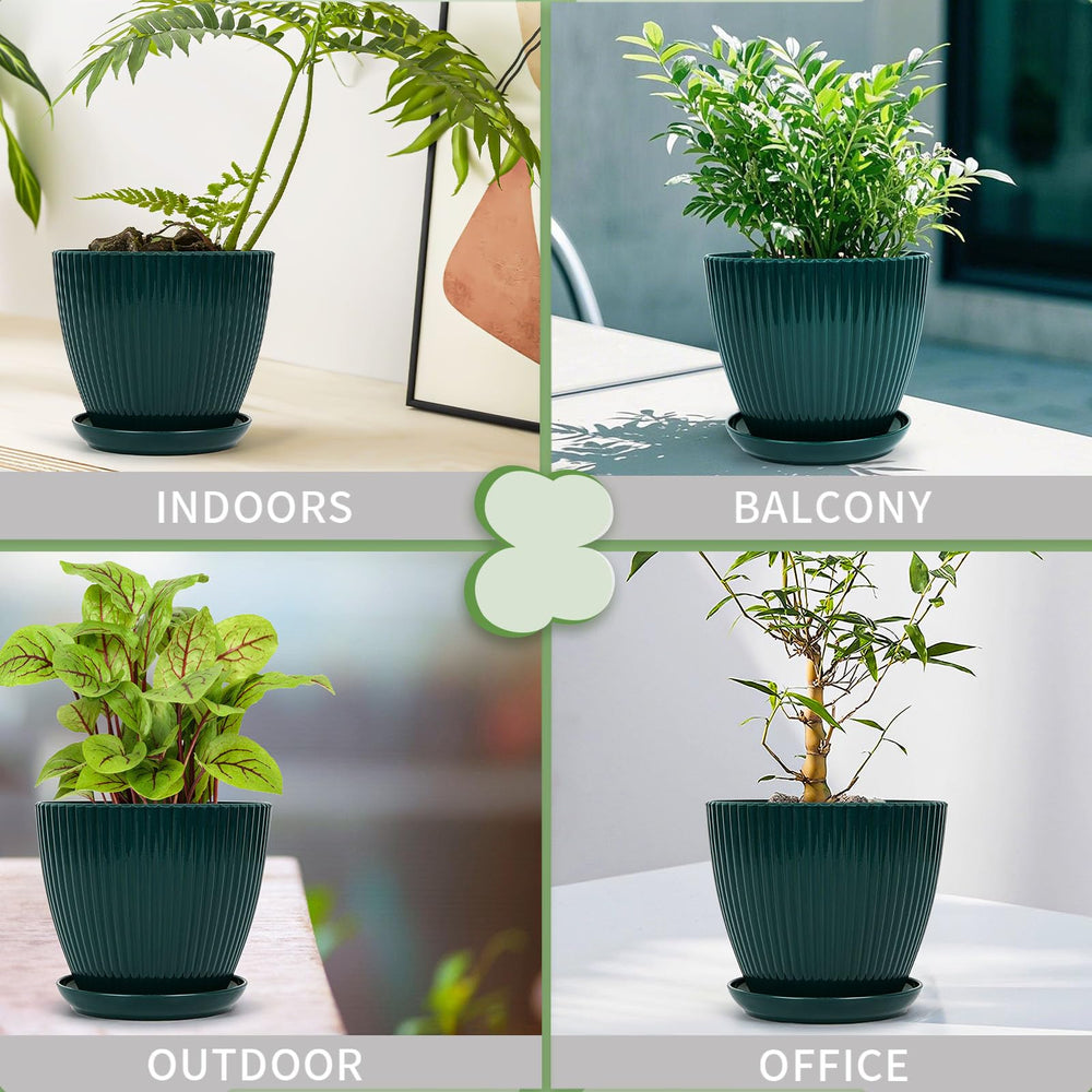 Vodotion pot with matching saucer, side view