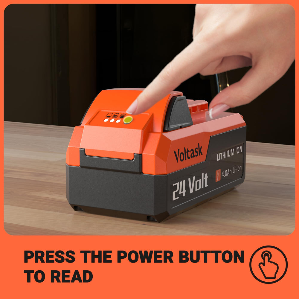 VOLTASK 24V lithium-ion battery orange color