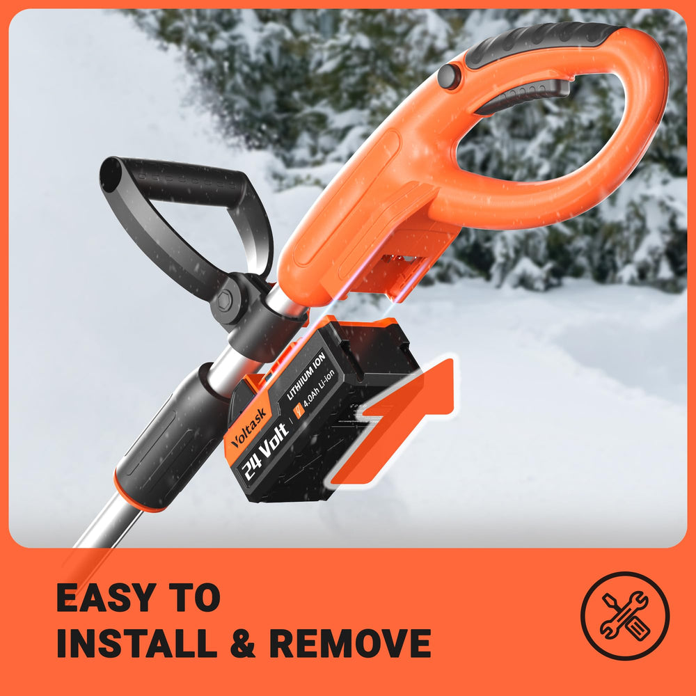 VOLTASK battery for cordless snow shovel