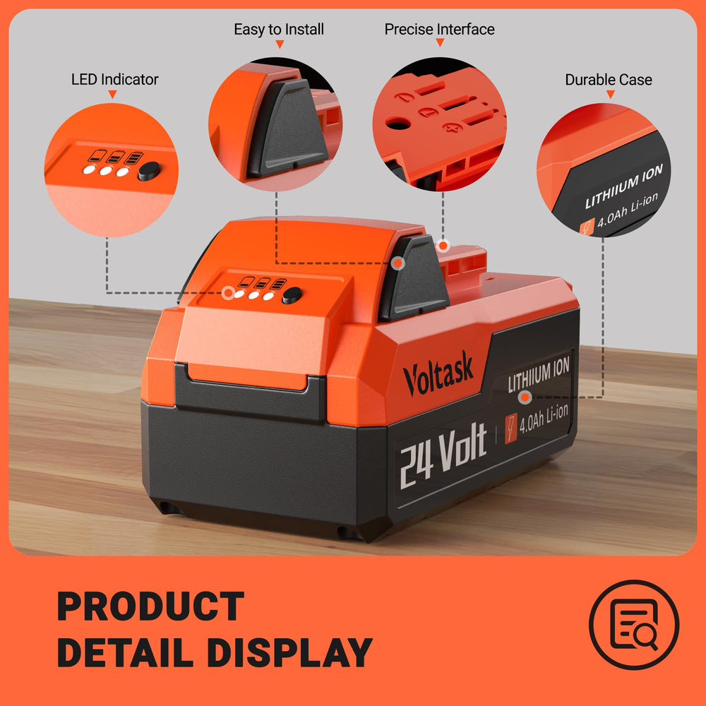 VOLTASK battery specifications label