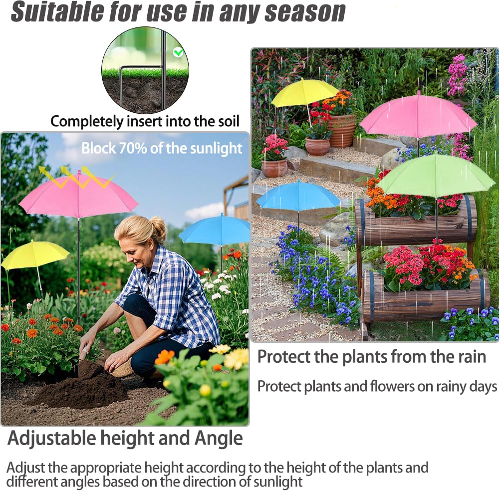 Vorriop plant umbrella showcasing its adjustable features