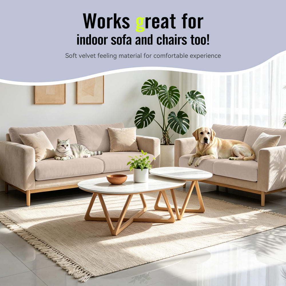 Vorshape 8Pcs cushion covers laid flat, showing size and fit