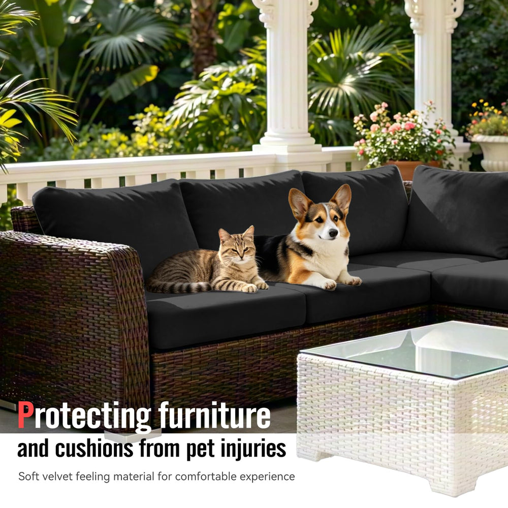 Vorshape 8Pcs Outdoor Cushion Covers packaging