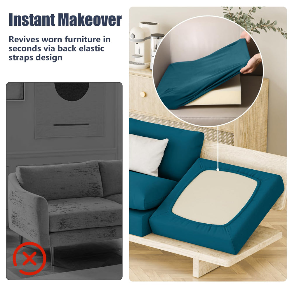 Vorshape cushion cover protecting against stains and scratches