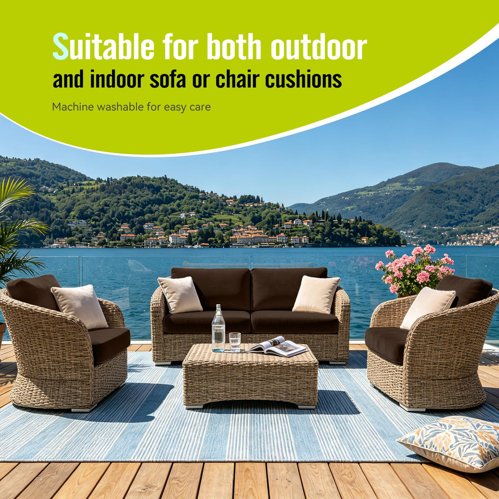 Vorshape cushion covers on various furniture types