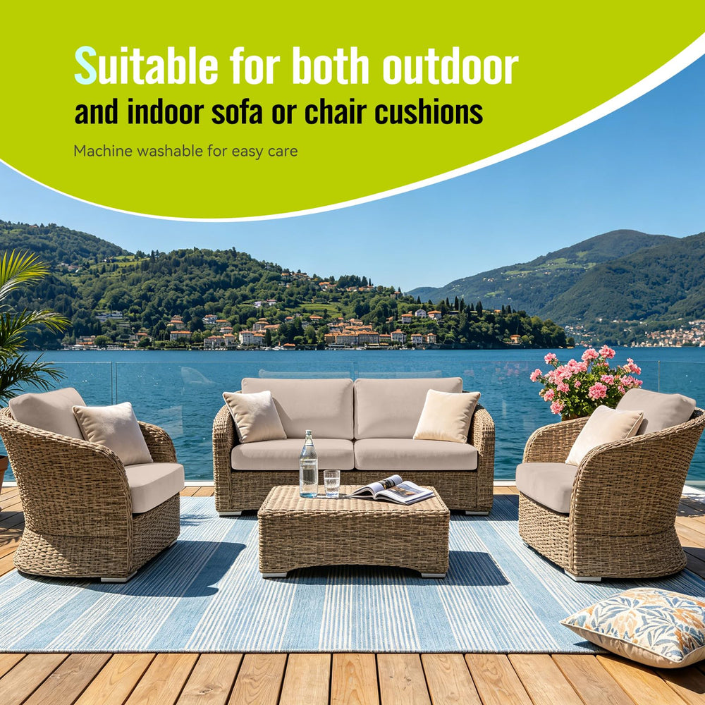 Vorshape cushion covers with elastic straps for secure fit