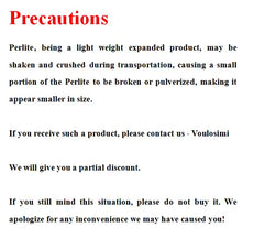 Voulosimi Organic Perlite in a decorative container