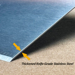 Vovoly Bench Scraper on a wooden kitchen surface