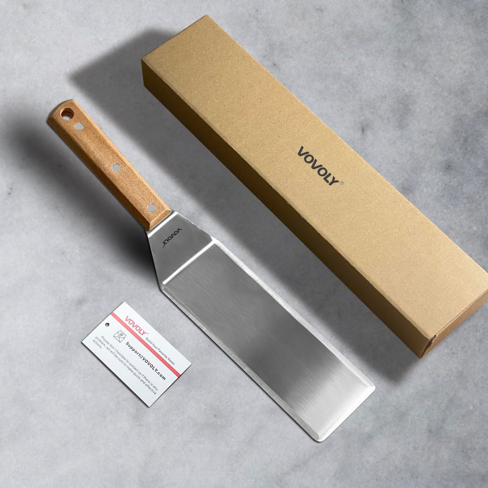 Vovoly spatula showing full tang design