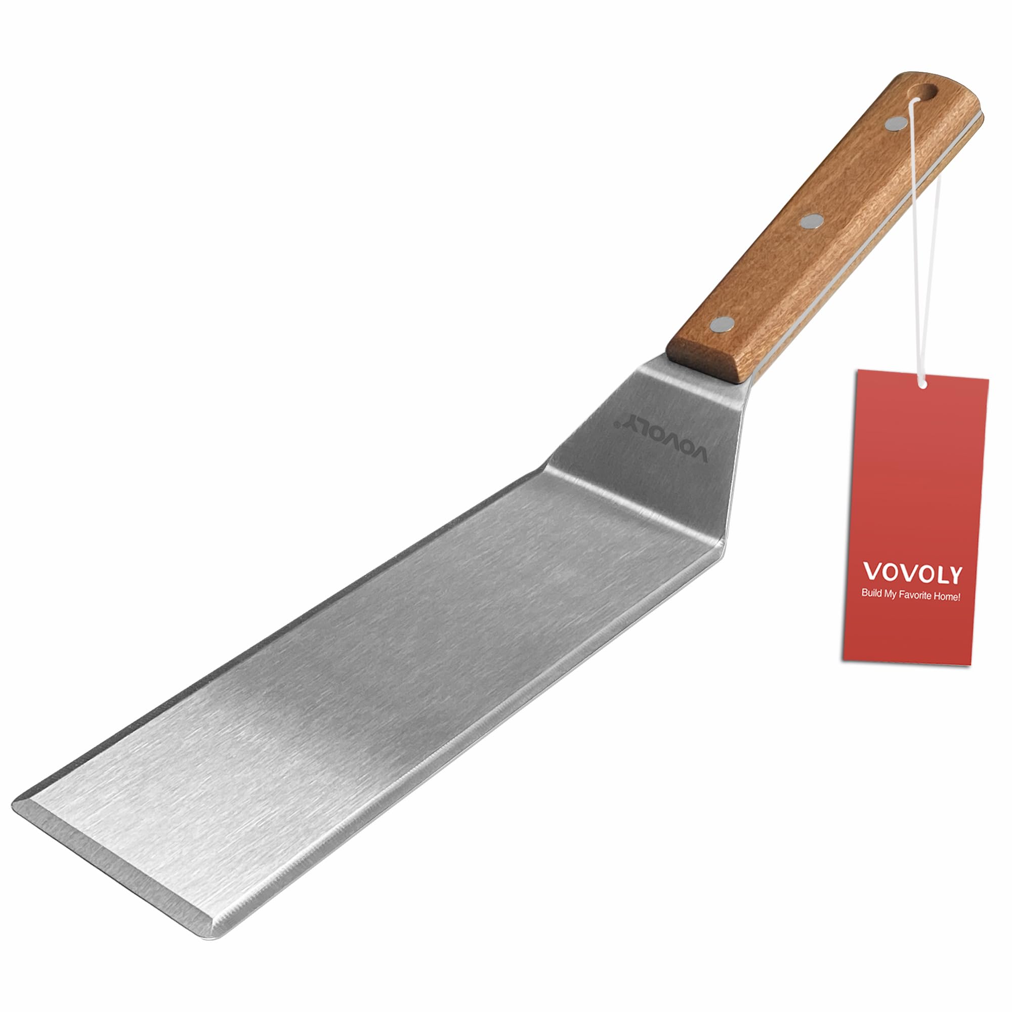 Vovoly Stainless Steel Griddle Spatula front view