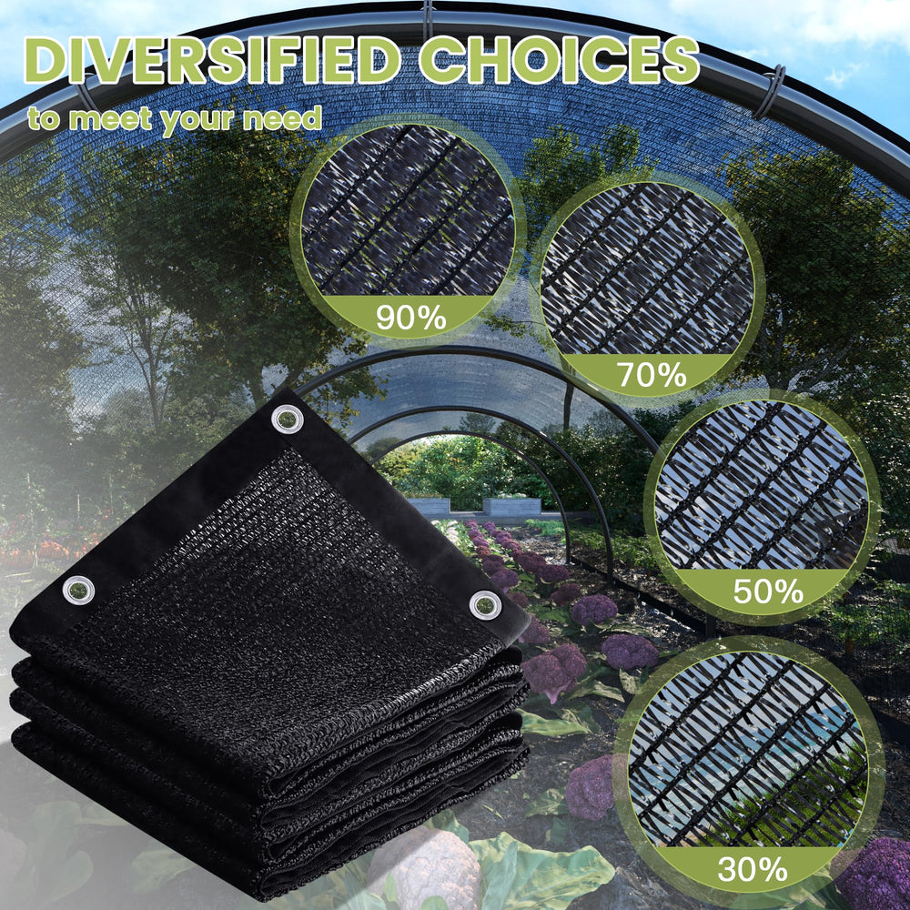 VOXBIN shade cloth with grommets for easy setup