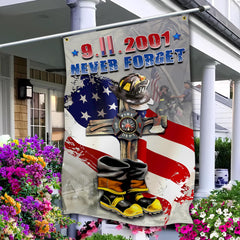 VOZUN 911 Never Forget Flag 3x5 Ft front view with vibrant colours