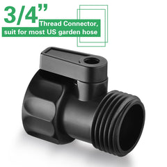 Vtenyeo 12 pack of plastic hose shut off valves in packaging
